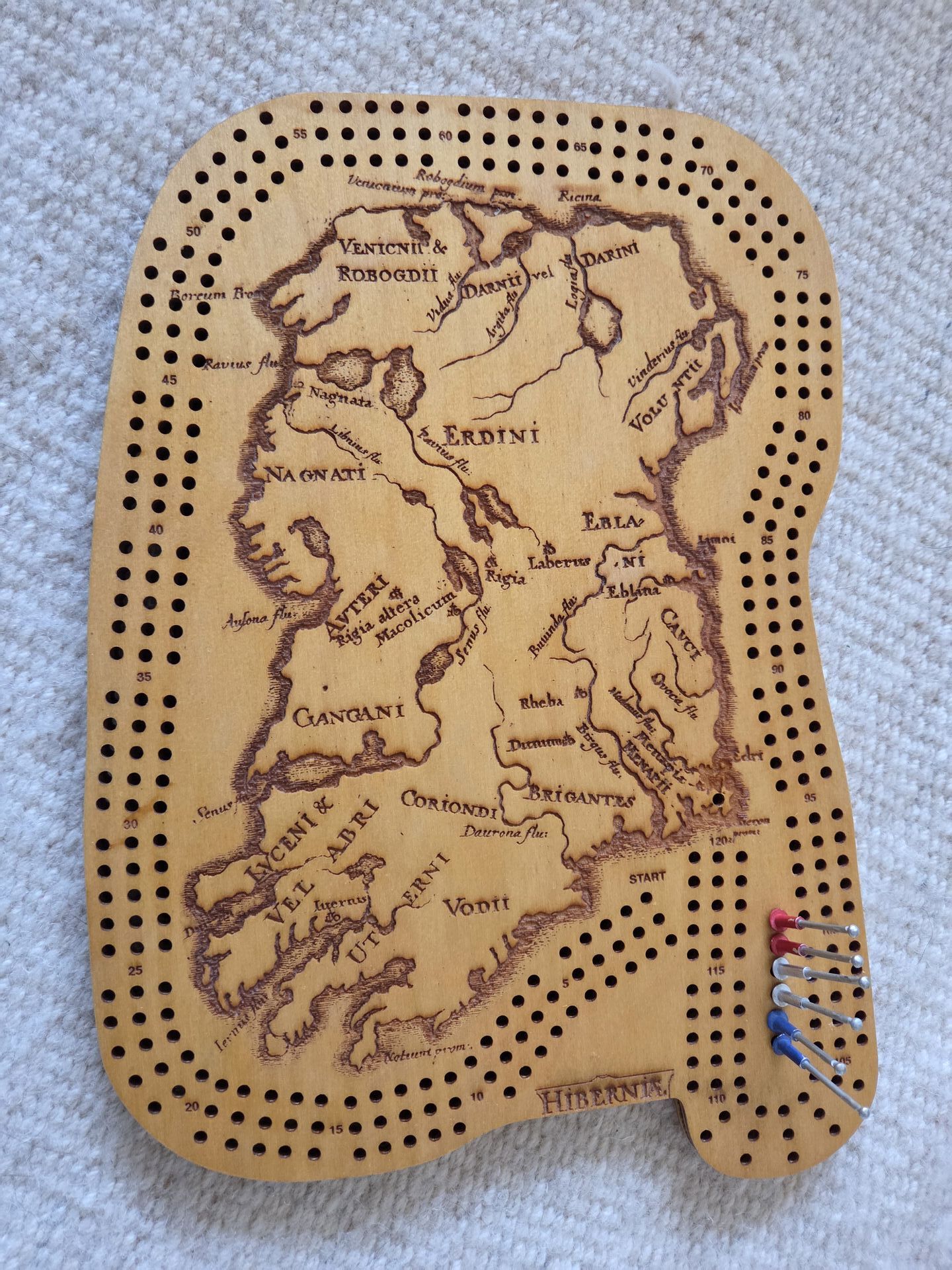 cribbage board